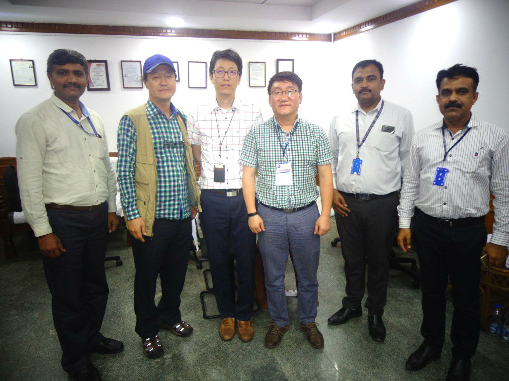 Korean Agency of HACCP Accrediation and Services (Korean FDA) visit our Kunigal facility to inspect the production