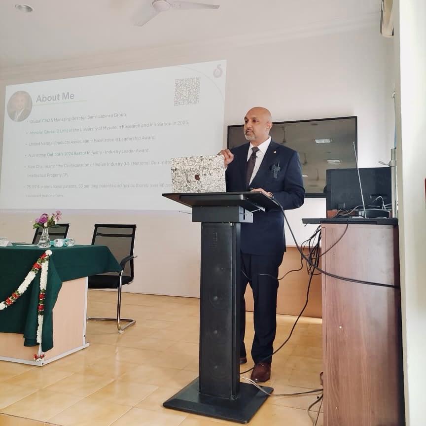 Distinguished Special Lecture by Mr. Shaheen Majeed (D. Litt) at the University of Mysore
